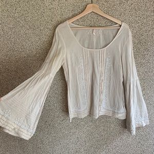 Free People embroidered blouse